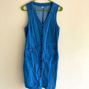 Button up Jean dress